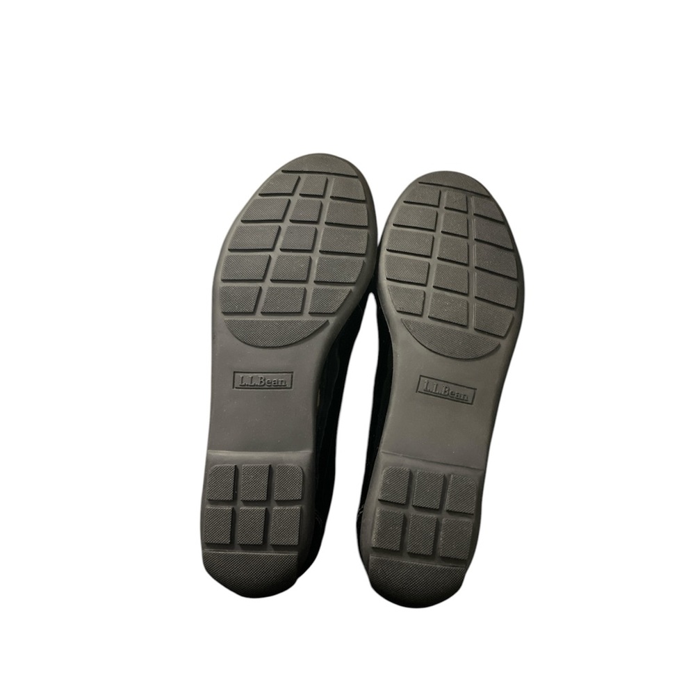 L.L. Bean Black Patent Leather Coastal Rain Skimmers, NIB, size 8M, $55 - Picture 5 of 7